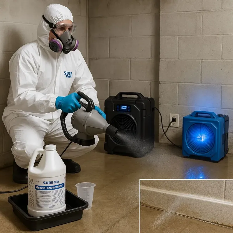 Sanitization and Odor Removal process in Lawnside, NJ